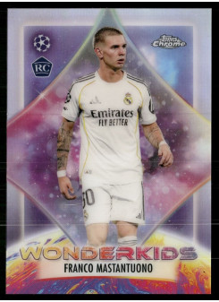 Franco Mastantuono, Card, 2025-26 Topps Chrome UEFA Club Competitions, INSERT