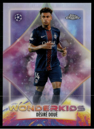 Désiré Doué, Kartička, 2025-26 Topps Chrome UEFA Club Competitions, INSERT