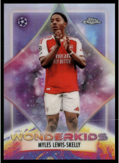 Myles Lewis-Skelly, Card, 2025-26 Topps Chrome UEFA Club Competitions, INSERT
