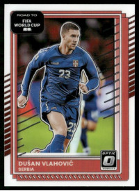 Dusan Vlahovic, Card, 2026 Panini Donruss Road to FIFA World Cup, Optic