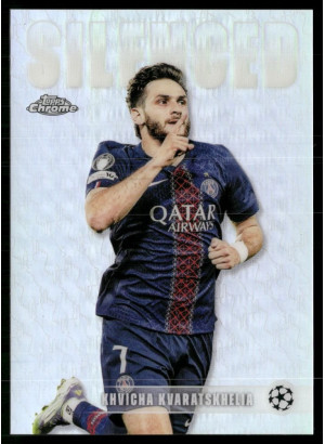 Khvicha Kvaratskhelia, Card, 2025-26 Topps Chrome UEFA Club Competitions, INSERT