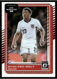 Myles Lewis-Skelly, Kartička, 2026 Panini Donruss Road to FIFA World Cup, Optic