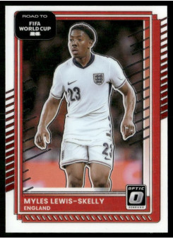 Myles Lewis-Skelly, Kartička, 2026 Panini Donruss Road to FIFA World Cup, Optic