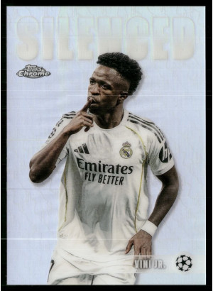 Vini Jr., Card, 2025-26 Topps Chrome UEFA Club Competitions, INSERT