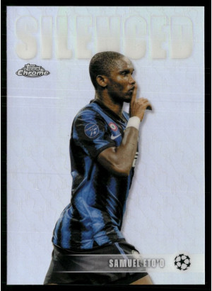 Samuel Eto'o, Card, 2025-26 Topps Chrome UEFA Club Competitions, INSERT