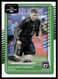 Santiago Gimenez, Kartička, 2026 Panini Donruss Road to FIFA World Cup, Optic