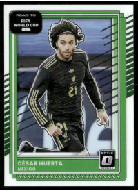 Cesar Huerta, Kartička, 2026 Panini Donruss Road to FIFA World Cup, Optic
