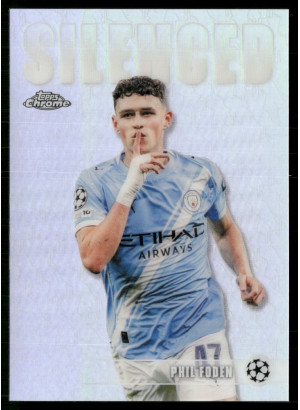 Phil Foden, Card, 2025-26 Topps Chrome UEFA Club Competitions, INSERT