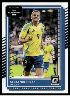 Alexander Isak, Kartička, 2026 Panini Donruss Road to FIFA World Cup, Optic