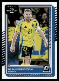 Dejan Kulusevski, Card, 2026 Panini Donruss Road to FIFA World Cup, Optic
