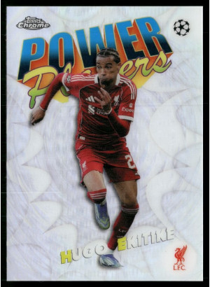 Hugo Ekitike, Card, 2025-26 Topps Chrome UEFA Club Competitions, INSERT