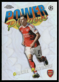 Gabriel Martinelli, Kartička, 2025-26 Topps Chrome UEFA Club Competitions, INSERT