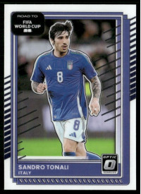 Sandro Tonali, Card, 2026 Panini Donruss Road to FIFA World Cup, Optic