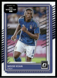 Moise Kean, Card, 2026 Panini Donruss Road to FIFA World Cup, Optic