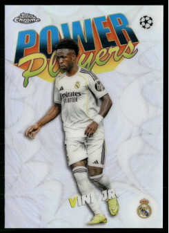 Vini Jr., Card, 2025-26 Topps Chrome UEFA Club Competitions, INSERT