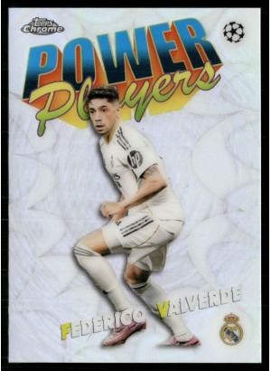 Federico Valverde, Kartička, 2025-26 Topps Chrome UEFA Club Competitions, INSERT
