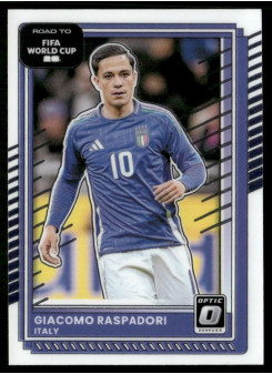 Giacomo Raspadori, Card, 2026 Panini Donruss Road to FIFA World Cup, Optic