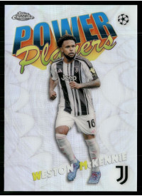 Weston McKennie, Card, 2025-26 Topps Chrome UEFA Club Competitions, INSERT