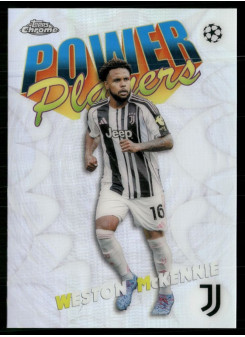 Weston McKennie, Card, 2025-26 Topps Chrome UEFA Club Competitions, INSERT