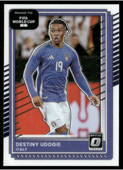 Destiny Udogie, Card, 2026 Panini Donruss Road to FIFA World Cup, Optic