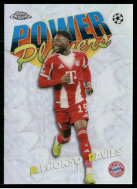 Alphonso Davies, Card, 2025-26 Topps Chrome UEFA Club Competitions, INSERT