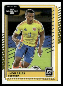 Jhon Arias, Kartička, 2026 Panini Donruss Road to FIFA World Cup, Optic