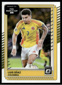 Luis Diaz, Card, 2026 Panini Donruss Road to FIFA World Cup, BASE