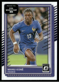 Manu Kone, Card, 2026 Panini Donruss Road to FIFA World Cup, Optic