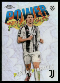 Dušan Vlahović, Kartička, 2025-26 Topps Chrome UEFA Club Competitions, INSERT