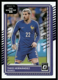 Theo Hernandez, Card, 2026 Panini Donruss Road to FIFA World Cup, Optic