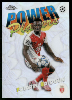 Folarin Balogun, Kartička, 2025-26 Topps Chrome UEFA Club Competitions, INSERT