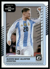 Alexis Mac Allister, Card, 2026 Panini Donruss Road to FIFA World Cup, Optic