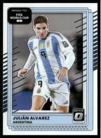 Julian Alvarez, Card, 2026 Panini Donruss Road to FIFA World Cup, Optic