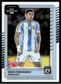 Enzo Fernandez, Card, 2026 Panini Donruss Road to FIFA World Cup, Optic