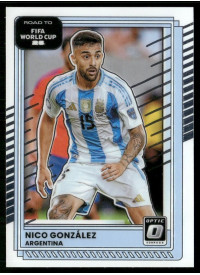 Nico Gonzalez, Card, 2026 Panini Donruss Road to FIFA World Cup, Optic