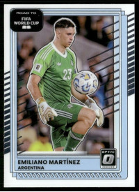 Emiliano Martinez, Card, 2026 Panini Donruss Road to FIFA World Cup, Optic