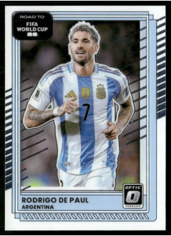 Rodrigo de Paul, Card, 2026 Panini Donruss Road to FIFA World Cup, Optic