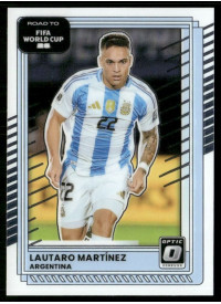 Lautaro Martinez, Card, 2026 Panini Donruss Road to FIFA World Cup, Optic