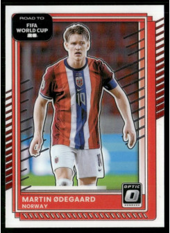 Martin Odegaard, Card, 2026 Panini Donruss Road to FIFA World Cup, Optic
