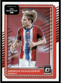 Andreas Schjelderup, Card, 2026 Panini Donruss Road to FIFA World Cup, Optic