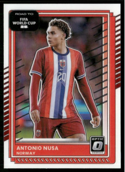 Antonio Nusa, Card, 2026 Panini Donruss Road to FIFA World Cup, Optic
