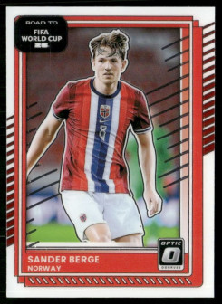 Sander Berge, Card, 2026 Panini Donruss Road to FIFA World Cup, Optic