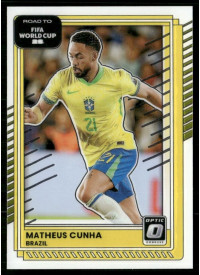 Matheus Cunha, Card, 2026 Panini Donruss Road to FIFA World Cup, Optic