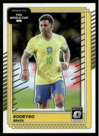 Rodrygo, Card, 2026 Panini Donruss Road to FIFA World Cup, Optic