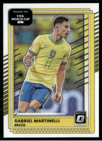 Gabriel Martinelli, Card, 2026 Panini Donruss Road to FIFA World Cup, Optic