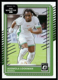 Ademola Lookman, Card, 2026 Panini Donruss Road to FIFA World Cup, Optic