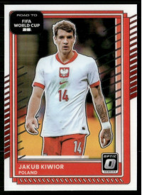 Jakub Kiwior, Kartička, 2026 Panini Donruss Road to FIFA World Cup, Optic