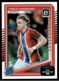 Thelo Aasgaard, Card, 2026 Panini Donruss Road to FIFA World Cup, Optic