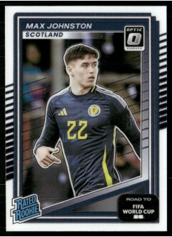 Max Johnston, Card, 2026 Panini Donruss Road to FIFA World Cup, Optic
