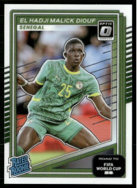 El Hadji Malick Diouf, Card, 2026 Panini Donruss Road to FIFA World Cup, Optic